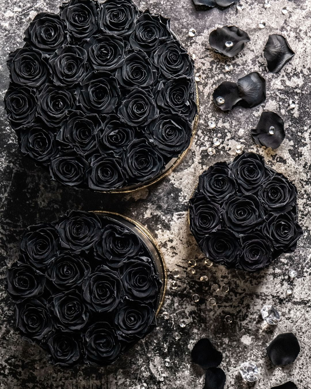 FLOWERBOX ROYAL - ROSE NERE PROFUMATE